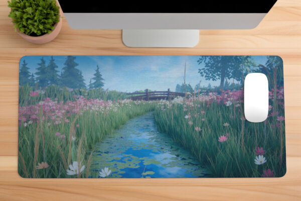 Valley of Flowers Desk Mat Gaming Mouse Pad