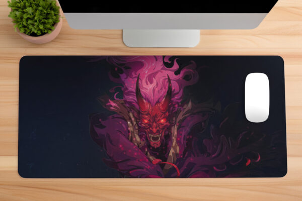 Oni Demon Desk Mat Gaming Mouse Pad