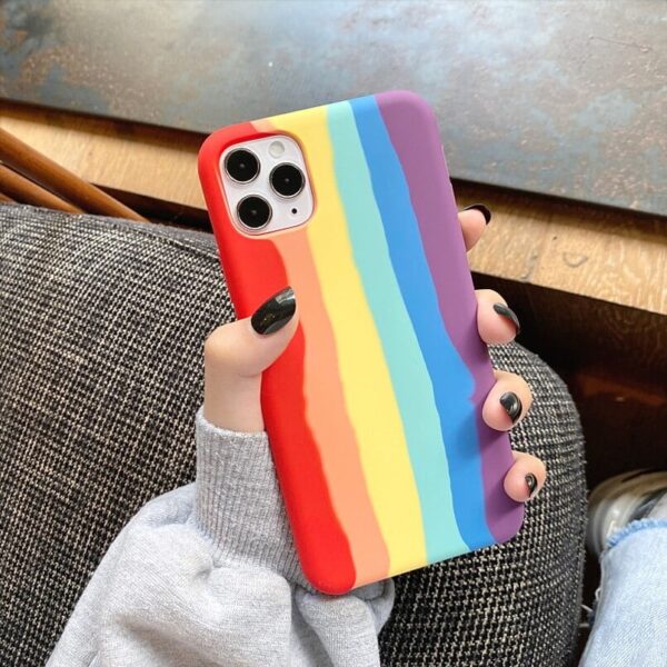 Rainbow Silicon iPhone Case