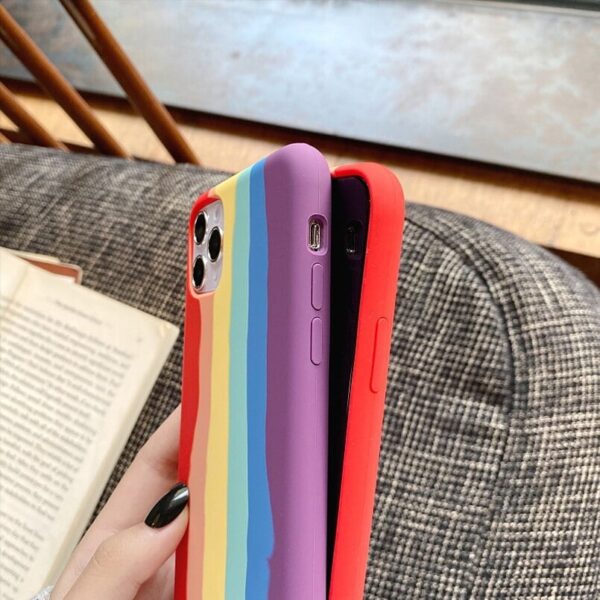 Rainbow Silicon iPhone Case