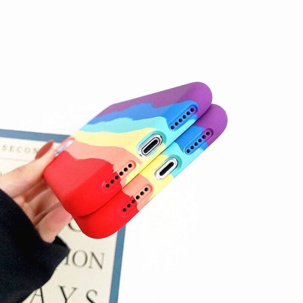 Rainbow Silicon iPhone Case