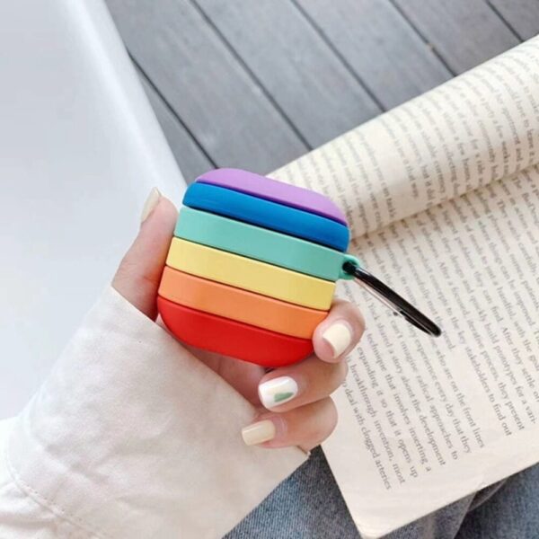 Rainbow Case Cover for Apple AirPods