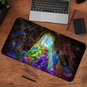 Minecraft Block Gaming Desk Mat & Mouse Pad