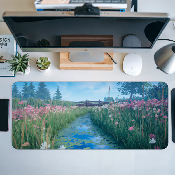 Valley of Flowers Desk Mat Gaming Mouse Pad