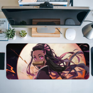 Fierce Nezuko Desk Mat Gaming Mouse Pad