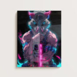 Neon Inosuke Metal Poster 1