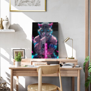 Neon Inosuke Metal Poster