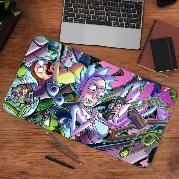 Rick and Morty Gaming Desk Mat & Mouse Pad