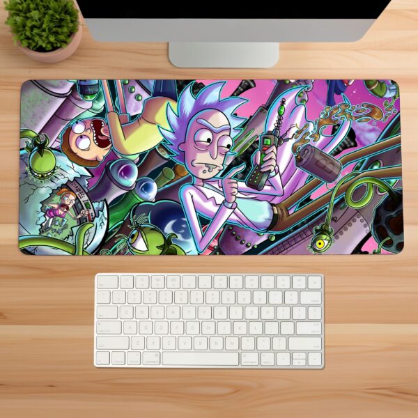 Rick and Morty Gaming Desk Mat & Mouse Pad