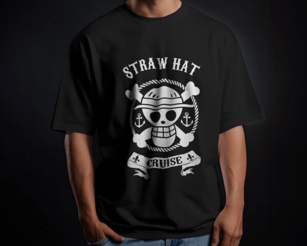 Straw Hat Oversized T-Shirt