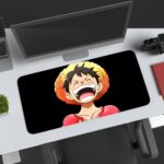 laughing luffy desk mat