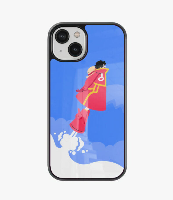 luffy rocket glass case