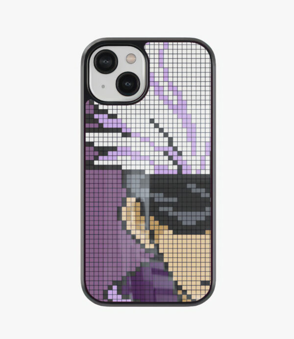 gojo pixelart glass case