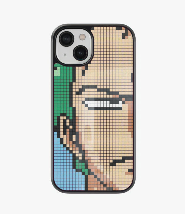 zorro pixelart glass case