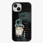 life begins after coffee glass case