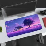 Purple Valley Gaming Desk Mat