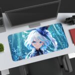 furina genshin impact gaming desk mat