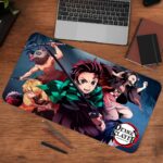 demon slayers gaming desk mat