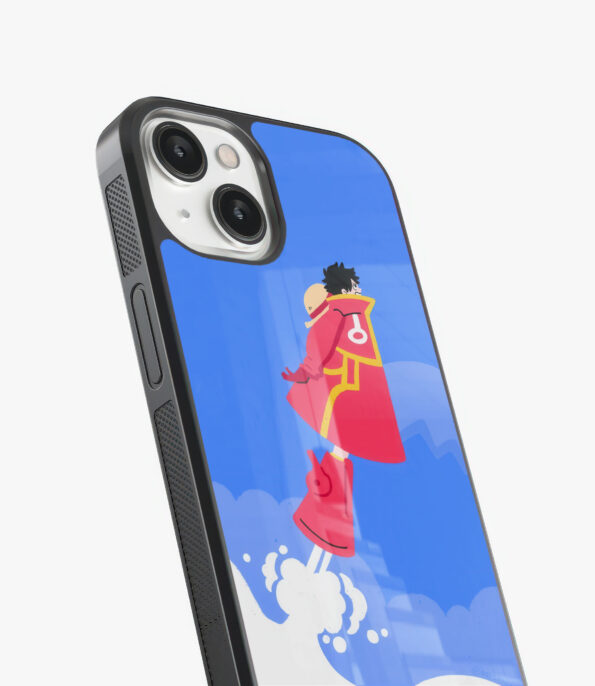 luffy rocket glass case