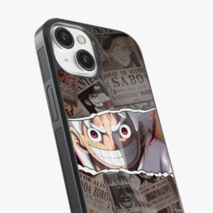 luffy tear glass case