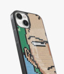 zorro pixelart glass case