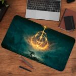 tarnished elden ring gaming desk mat