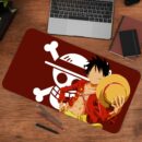 Luffy Red Desk Mat