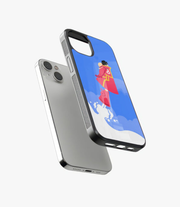 luffy rocket glass case