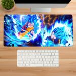 goku vs vegeta gaming desk mat