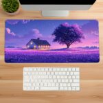 purple valley gaming desk mat