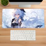 eula genshin impact gaming desk mat