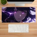 The Raiden Genshin Impact Gaming Desk Mat