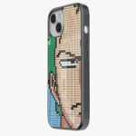 zorro pixelart glass case