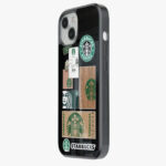 starbucks stickers glass case