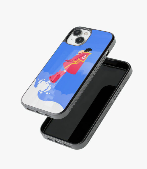 luffy rocket glass case