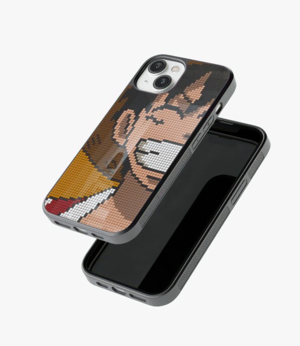 luffy pixelart glass case