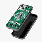 starbucks logo glass case