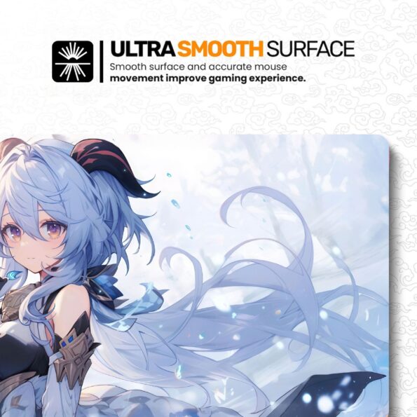 Eula Genshin Impact Gaming Desk Mat