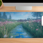 valley of flowers desk mat