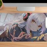 e girl desk mat