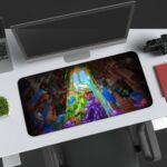 minecraft block gaming desk mat