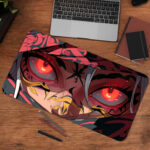 death stare desk mat