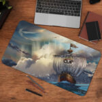 pirate ship desk mat