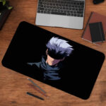 gojo all black desk mat