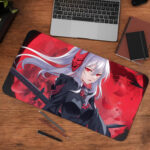 red moon desk mat