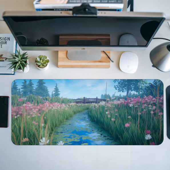 Valley of Flowers Desk Mat