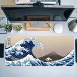 the great wave desk mat