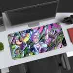 Rick and Morty Gaming Desk Mat