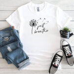 just breath yoga t shirt