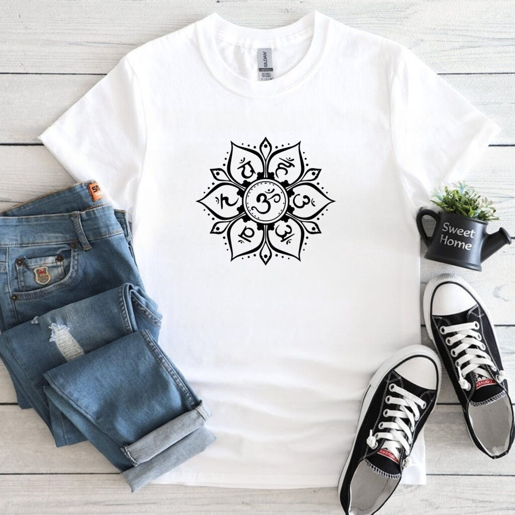 spiritual yoga t shirt